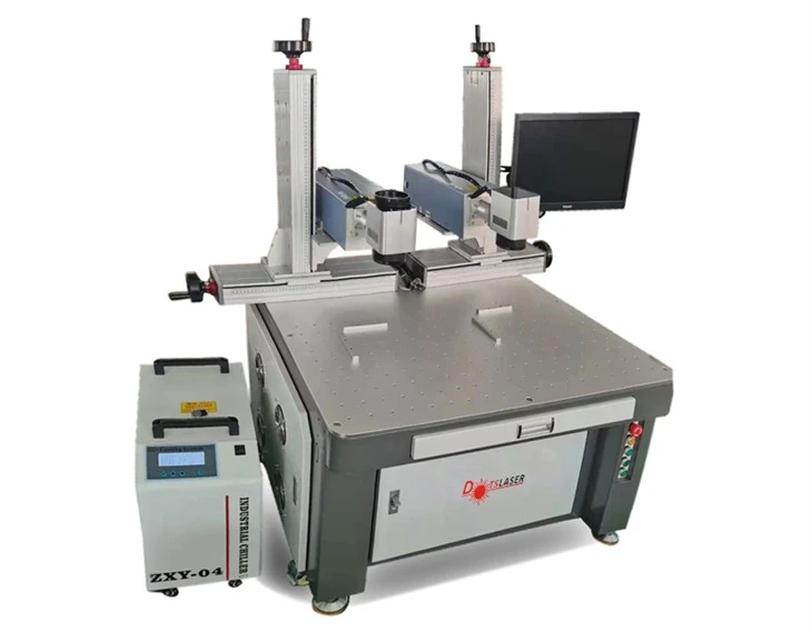 Máy đánh dấu tia UV hai đầu